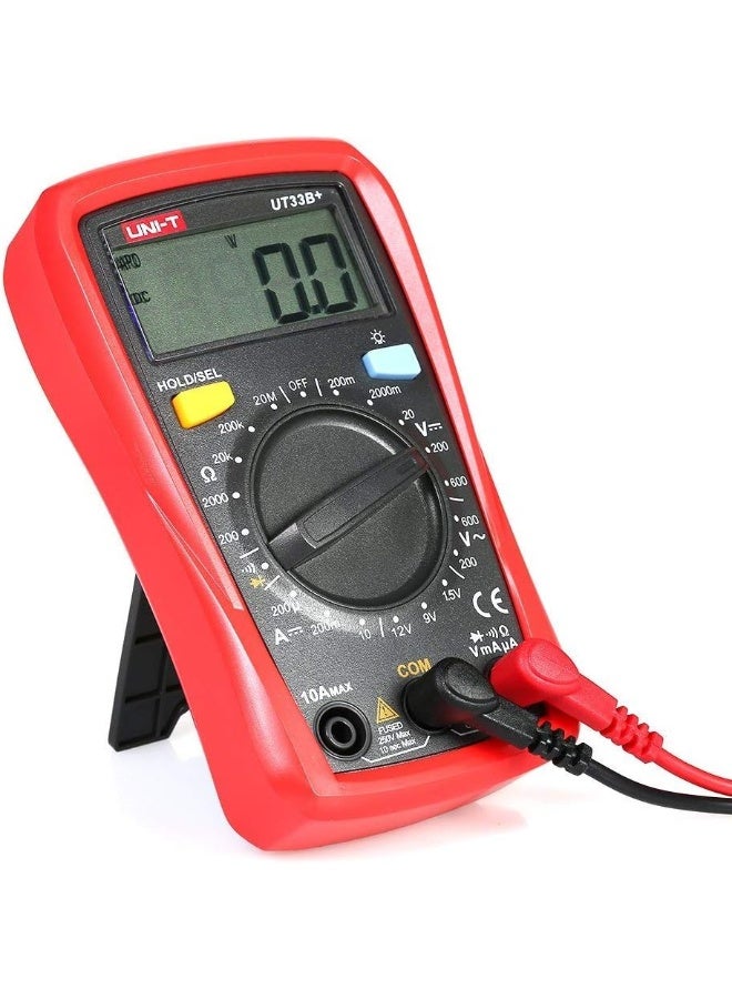Uni-T Ut33B+ Handheld Lcd Digital Multimeter Dc/Ac Voltage Dc Current Meter Resistance Tester Voltmeter Ammeter - Image 5