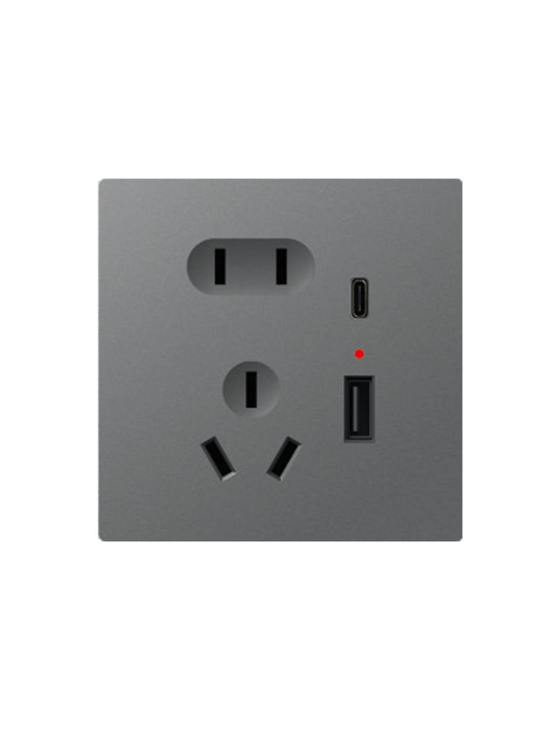 Domestic socket (UBS+C with two or three-pole socket) 