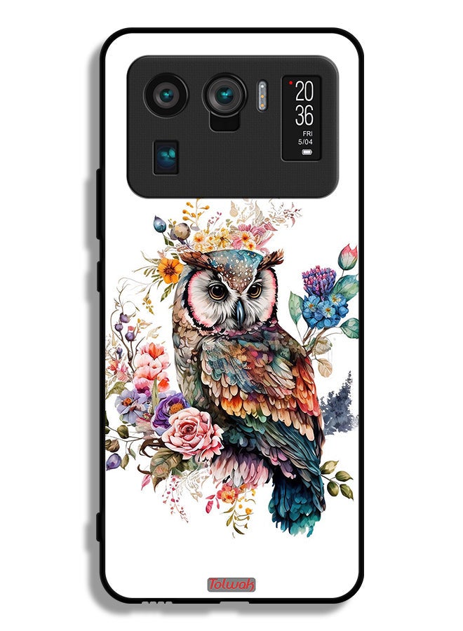 Tolwak Xiaomi Mi 11 Ultra Protective Case Cover Owl Abstract Art - Image 2