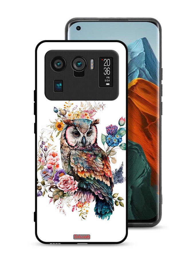 Tolwak Xiaomi Mi 11 Ultra Protective Case Cover Owl Abstract Art - Image 1
