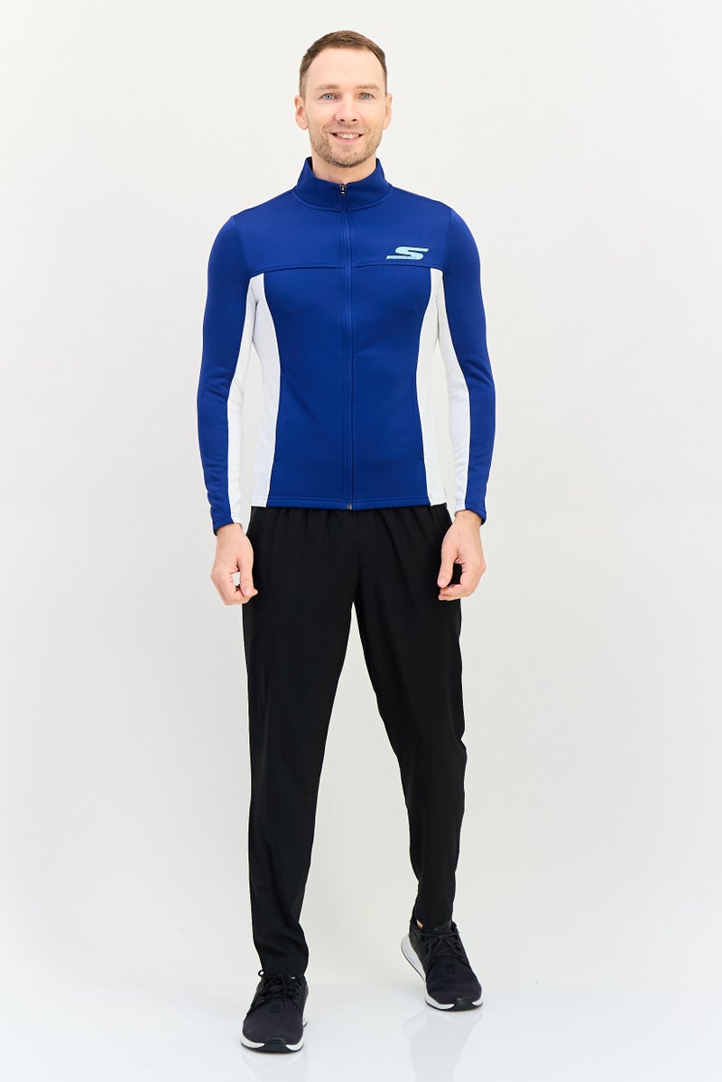 SKECHERS Men Sportswear Fit Long Sleeve Training Sweatshirt, Multicolor - Image 3