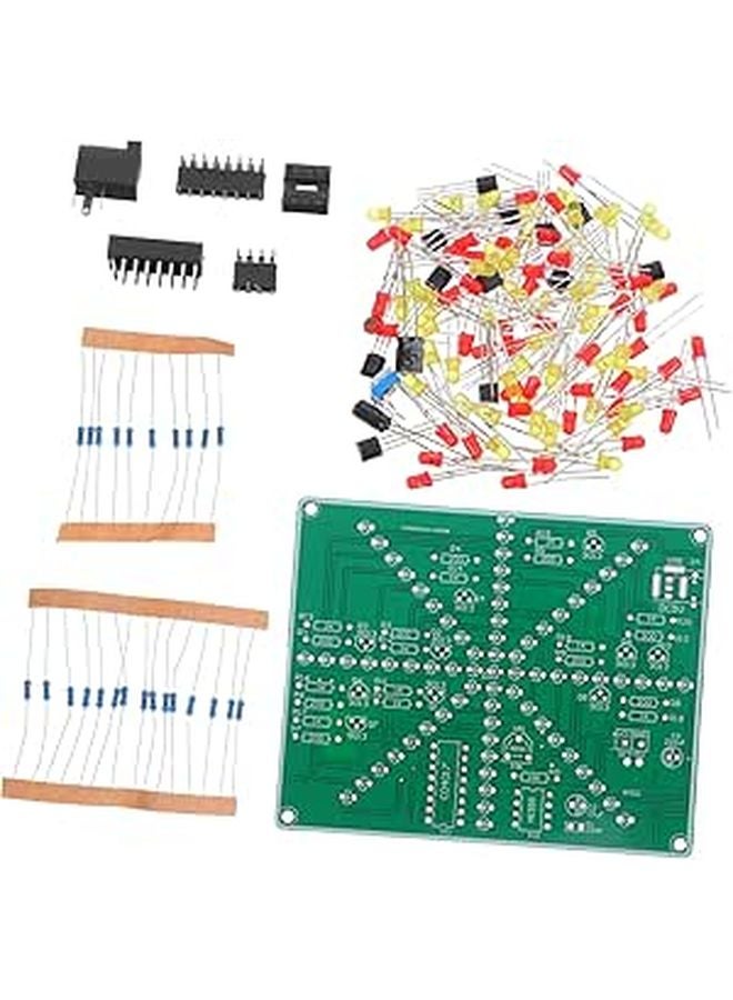 Water Flowing Light Soldering Kit DIY Electronic Circuit Board LED Module for Hobbyists Learners - Image 1