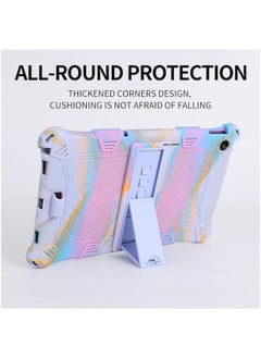 General Silicone Case Compatible with Lenovo Tab M10 3rd Gen 10.1 inch (TB-328FU/TB-328XU), Slim Lightweight Folding Stand Cover, Soft Protective Cover with Strap & Stylus Pen  - Image 3