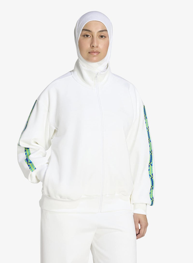 اديداس جاكيت فضفاض فاخر ناعم - Image 1