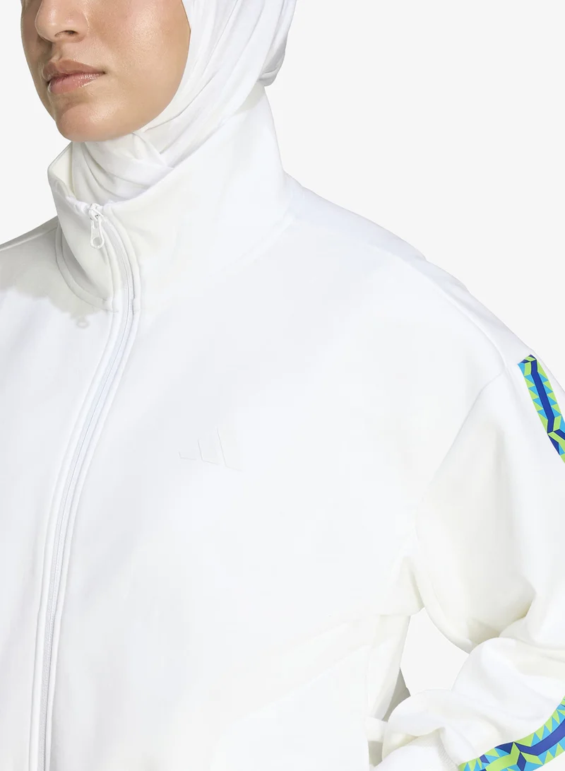 Adidas  Soft Lux Loose Jacket for Women | Best Price UAE