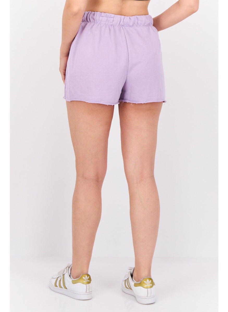Lefties Women Drawstring Palin Short, Purple  - Image 3
