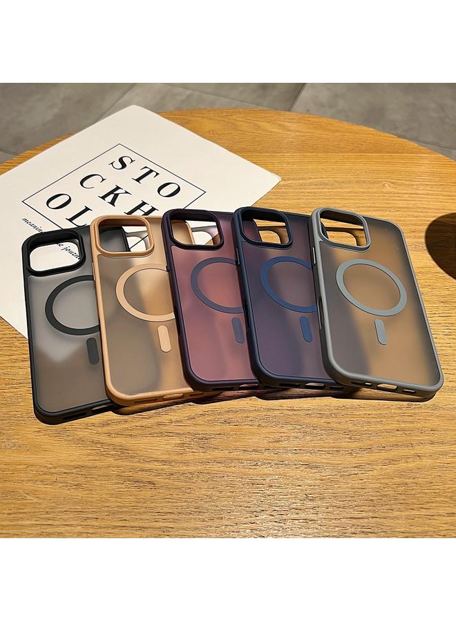 S-TOP Case For iPhone 16 Pro Frosted Skin Feel MagSafe Phone Case - Image 3