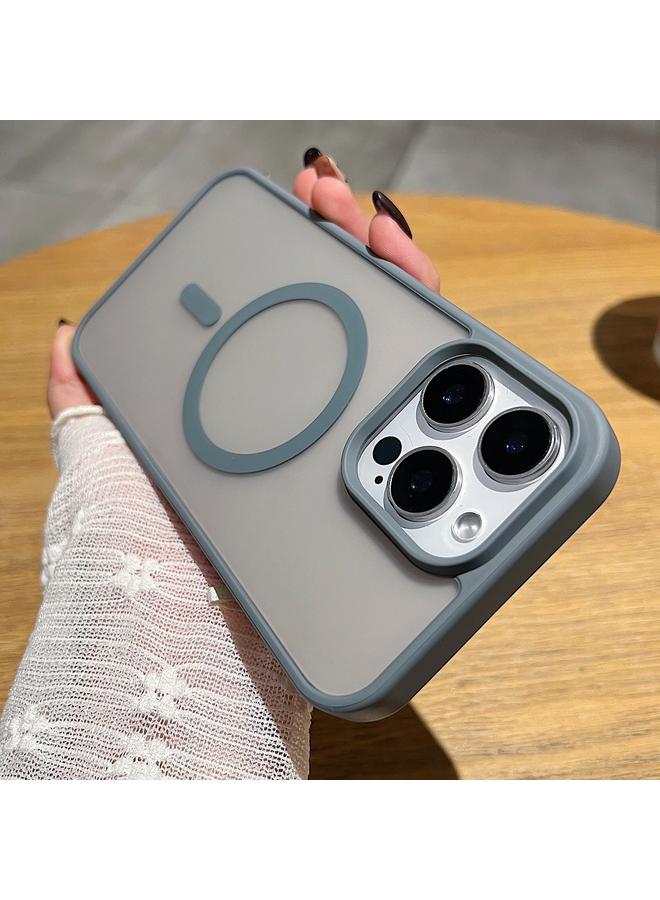 S-TOP Case For iPhone 16 Pro Frosted Skin Feel MagSafe Phone Case - Image 2