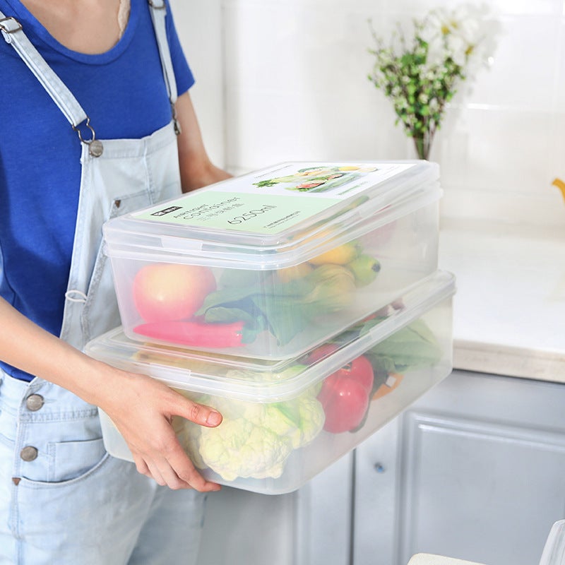 Revitalizing Plastic Transparent Fresh-Keeping Box Large Capacity Multi-Purpose Refrigerator Fresh-Keeping Storage Box Kitchen Storage Factory - Image 4