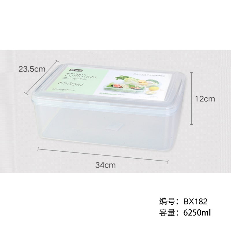 Revitalizing Plastic Transparent Fresh-Keeping Box Large Capacity Multi-Purpose Refrigerator Fresh-Keeping Storage Box Kitchen Storage Factory - Image 1