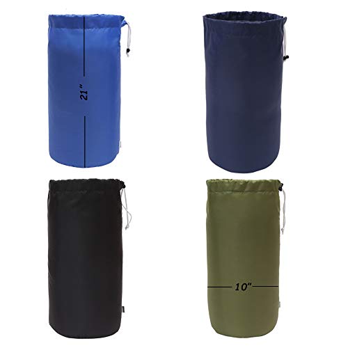 Augbunny Durable Drawstring Water Resistant Dust Flap Stuff Sack Bag 4-pack - Image 1