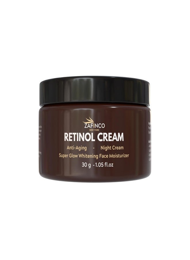 ZAFiNCO Retinol Face Moisturizer cream for EVERGREEN women with Niacinamide 20%, Anti Wrinkle & Anti aging Face Cream for Night, Clinically Tested for USA-1.05 Fl.oz - Image 1