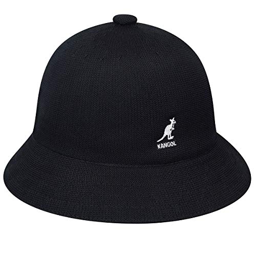 KANGOL كانغول تروبيك كاجوال - أسود/أسود لامع، كبير - Image 1