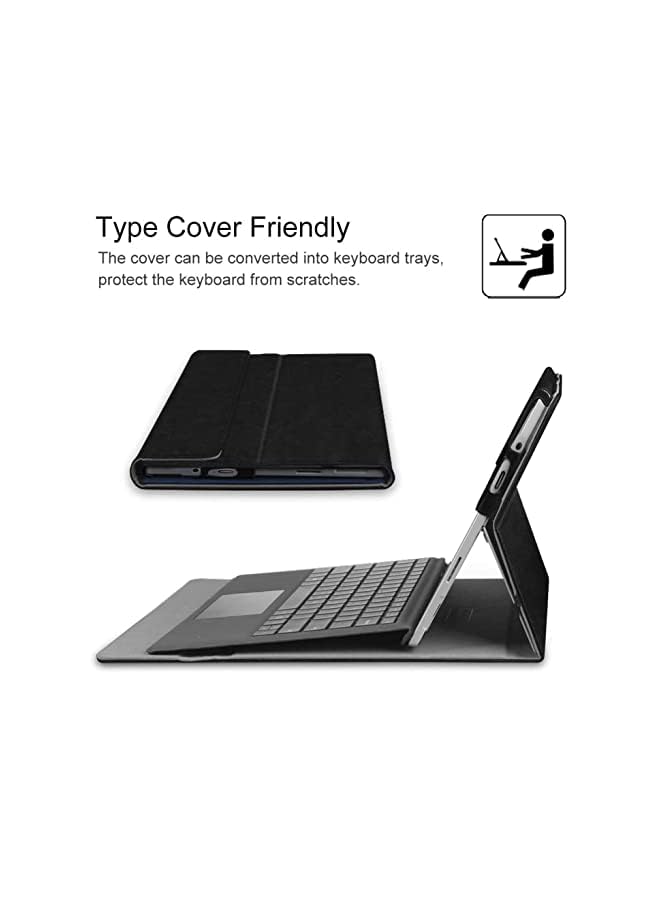 KASTWAVE Protective Case For Surface Go 3 2021 Surface Go 2 2020 Surface Go 2018 With Stylus Holder Multiple Angle Viewing Portfolio Business Cover Compatible With Type Cover Keyboard  - Image 3