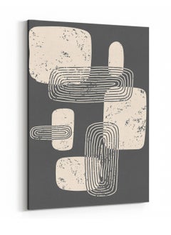 LOWHA Canvas Wall Art Stretched Over Wooden Frame with Abstract Painting  - Image 4