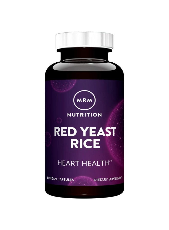 MRM Nutrition Red Yeast Rice | Monocolin K + Citrinin Free | Gluten Free + Vegan | 30 Servings - Image 1