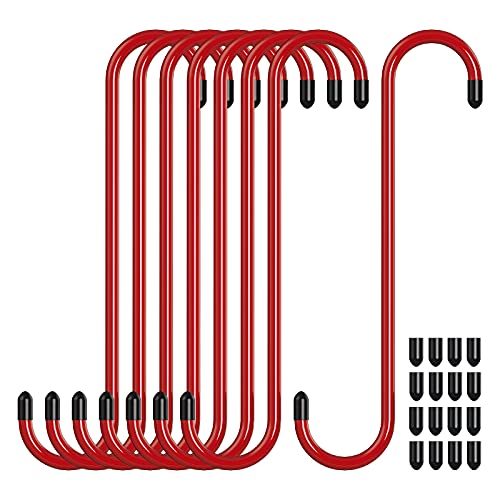 Bac-kitchen 8 Pcs Brake Caliper Hangers Brake Caliper Hooks with Rubber Tips Automotive Tool for Braking, Bearing, Axle and Suspension Work - Image 1