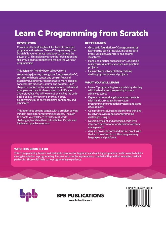 Learn C Programming from Scratch: A step-by-step methodology with problem solving ap - Image 2