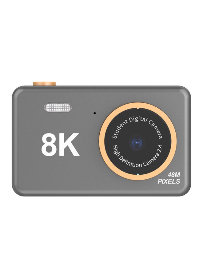 Generic 8K Ultra High Definition 2.4 Inch Large Screen Front And Rear 8000W Dual Camera Children's Camera Digital Camera Video Camera Toy-Body Color:16G Brand Memory Card Reader  - Image 5