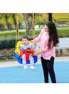 3 in 1 Toddler Swing,Detachable Swing Seat High Back Swing Set, Easy to Assemble and Store, Suitable for Aged 6 Months to 12 Years Old Outdoor Indoor - pzsku/Z8E60DEC0DF6383C9F32BZ/45/_/1722580493/c5c15546-4b5b-4f4e-95d6-a85e0875249b