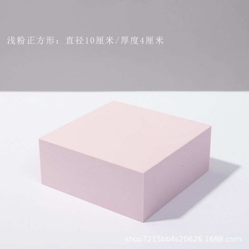 Cube Po Props Ins Internet Red White Geometric Three-Dimensional Pography Props Pose Decorative Ornaments Pography Table - Image 1