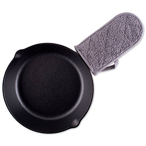 DII Basic Terry Collection Quilted 100% Cotton, Pan Handle, Gray, 3 Piece - Image 4