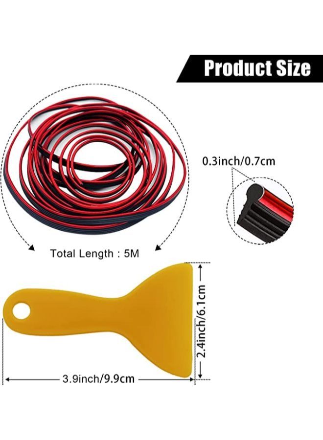 5M Car Interior Moulding Trim Strips Automobile Exterior Decoration Moulding Trim Line Dashboard Decorative DIY Flexible Strip - Image 2