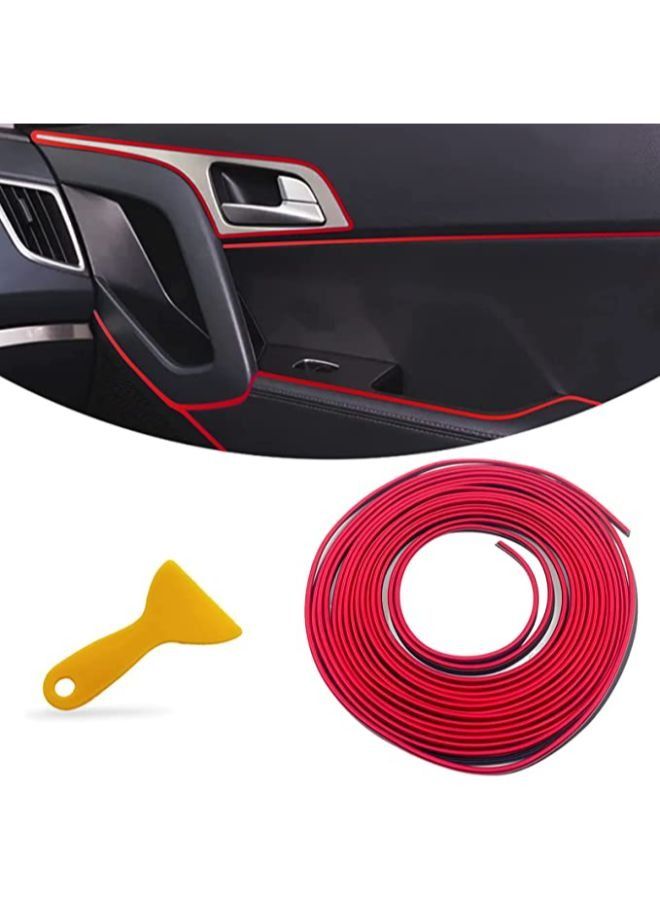 5M Car Interior Moulding Trim Strips Automobile Exterior Decoration Moulding Trim Line Dashboard Decorative DIY Flexible Strip - Image 1