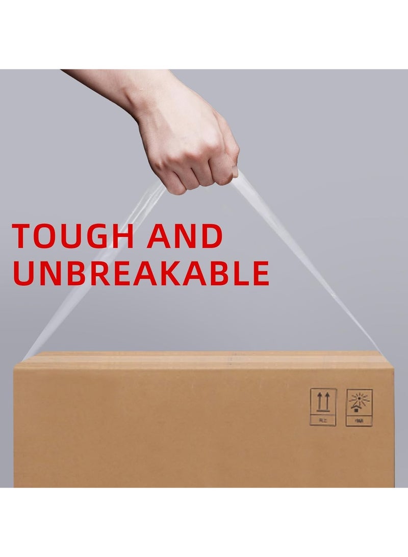 MOMENT Heavy Duty Transparent Packing Tape,6 Rolls with Refillable Dispenser,Industrial Grade Packaging Tape for Shipping Moving Sealing,2 inches x 100 Yards Per Roll - Image 3