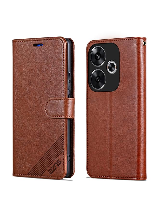 The Bros Case For Xiaomi Redmi Turbo 3 Sheepskin Texture Flip Leather Phone Case
