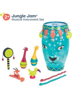 B. Toys JUNGLE DRUM W/ INSTRUMENTS  - Image 2