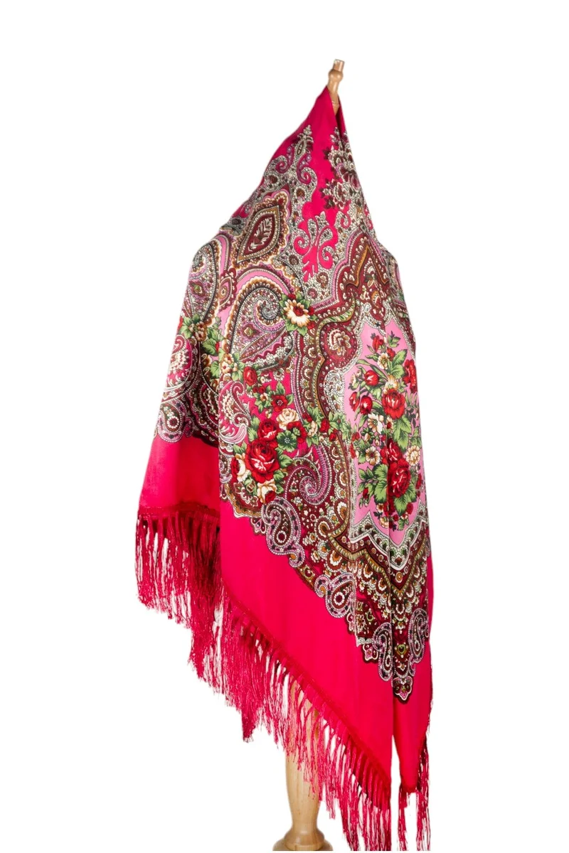 دىدانيالا Nina Women's Eastern European Cotton Tassel Shawl