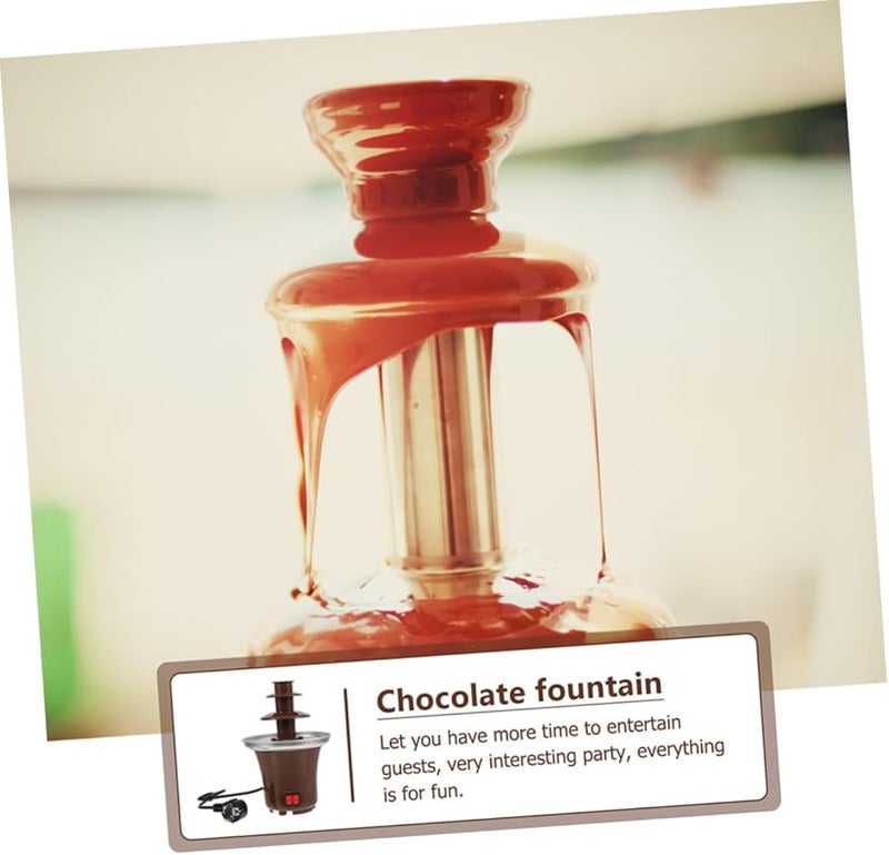 TIDTALEO 3 Tier Chocolate Fountain Machine Electric Heater for Fondue Parties Weddings Celebrations - Image 5