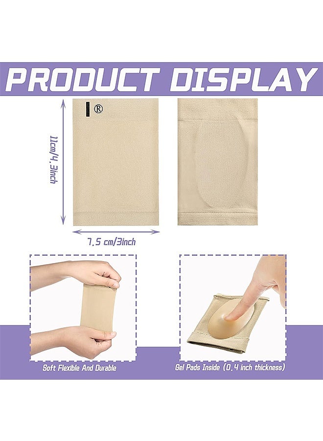 Photon 4 Pairs Sleeve Ankle Support with Gel Pad, Arch Sleeve Support Flat Foot, Arch Sock Support Ultra Thin Breathable for Flat Feet Arch and Foot Pain - Image 2