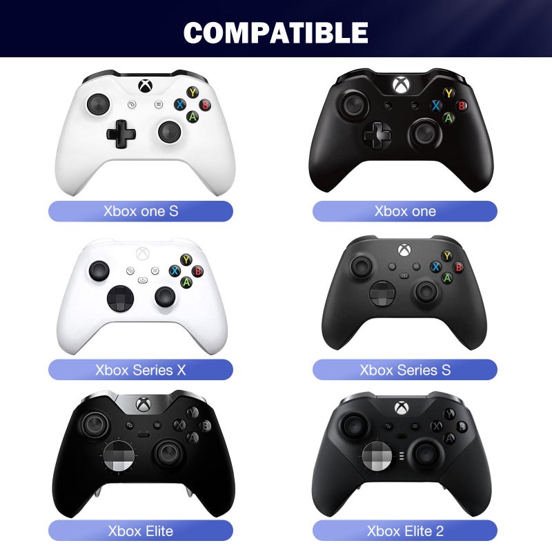 MoKo RGB Backlight Keyboard for Xbox One Controller, Xbox Series X/S, Wireless Chatpad Keypad w/ 2.4G Receiver, Xbox Accessories for Xbox One S/Elite - Image 2