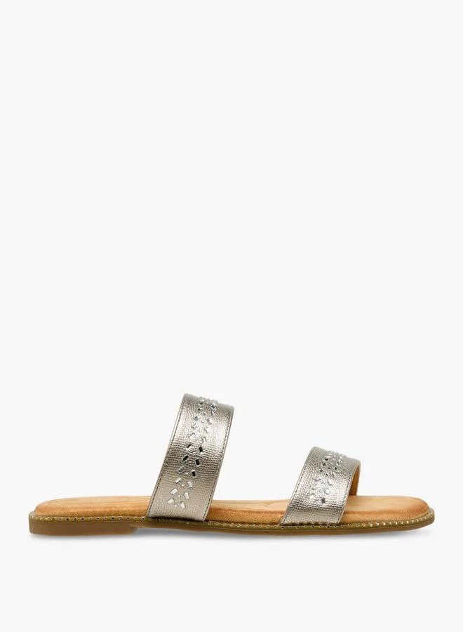 لو كونفورت Women Studded Slide Sandals