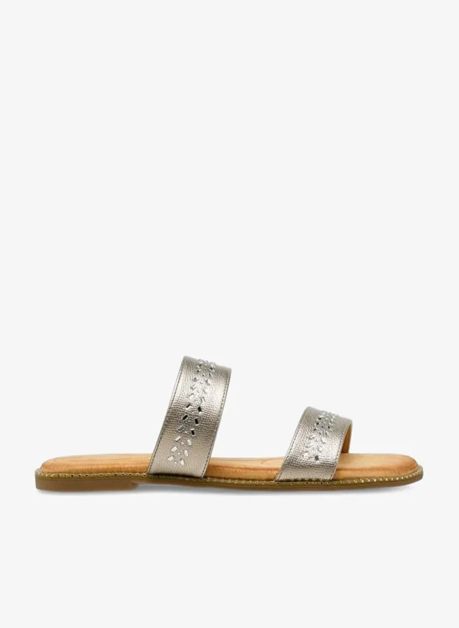 لو كونفورت Women Studded Slide Sandals