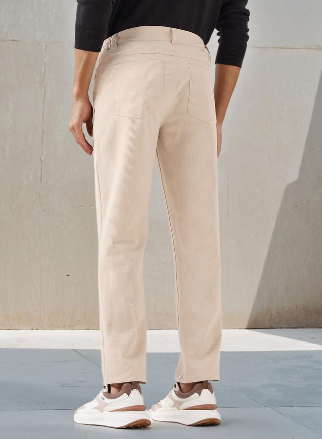 Emperor Men Slim Fit Flexi Waist Trousers - Image 3