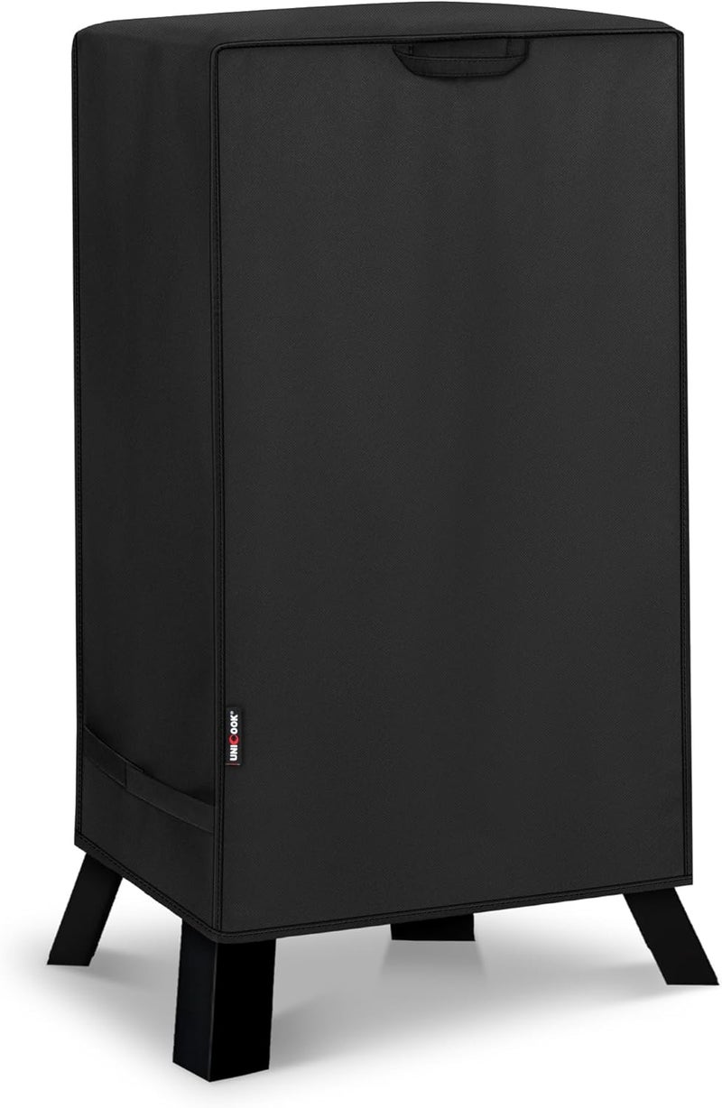 Unicook 30 Inch Electric Smoker Cover for Masterbuilt, Heavy Duty Waterproof Vertical Smoker BBQ Grill Cover, All Weather Resistant, 18" W x 17" D x 33" H - Image 1