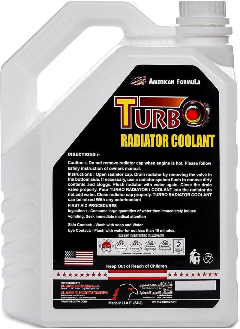 Turbo - Turbo Radiator Best Coolant  all vachile long life Red 4ltr - Image 1