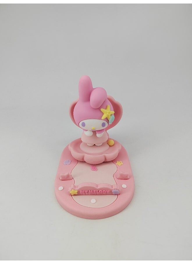 Miniso Keep your phone stylishly supported with this My Melody Ocean Treasure Series phone holder for your desk. 