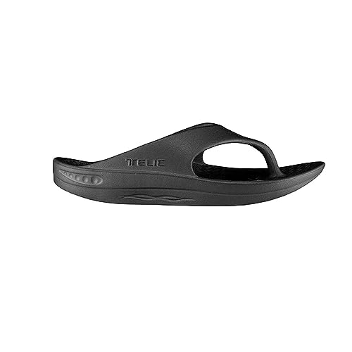 Telic Energy Flip Flop - Comfort Sandals for Men and Women | ML (Women's 10/Men's 9) Midnight Black - Image 2