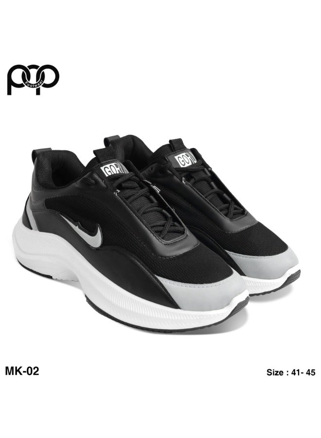 ناو حذاء رياضي رجالي من ناو شوز – سنيكرز أنيقة وخفيفة للتمارين والجري والاستخدام اليومي (مقاس 41-45) موديل MK-02