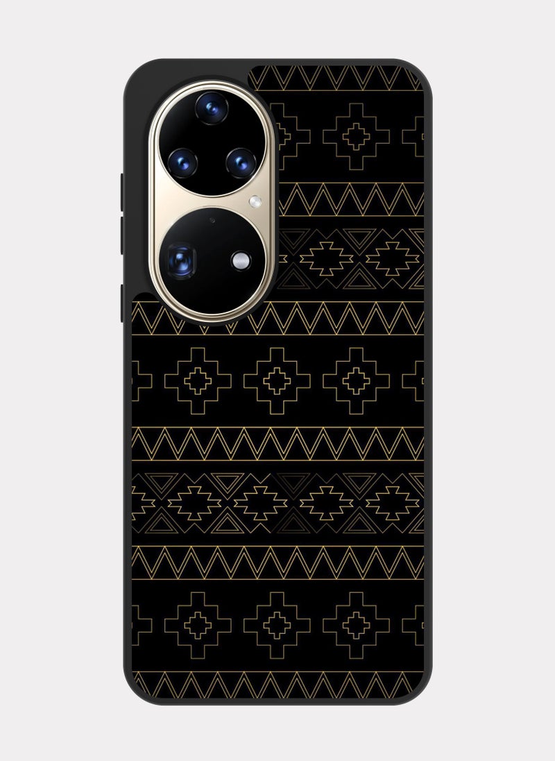 PXLAAT Huawei P50 Pro case cover Najdi Pattern - Image 1