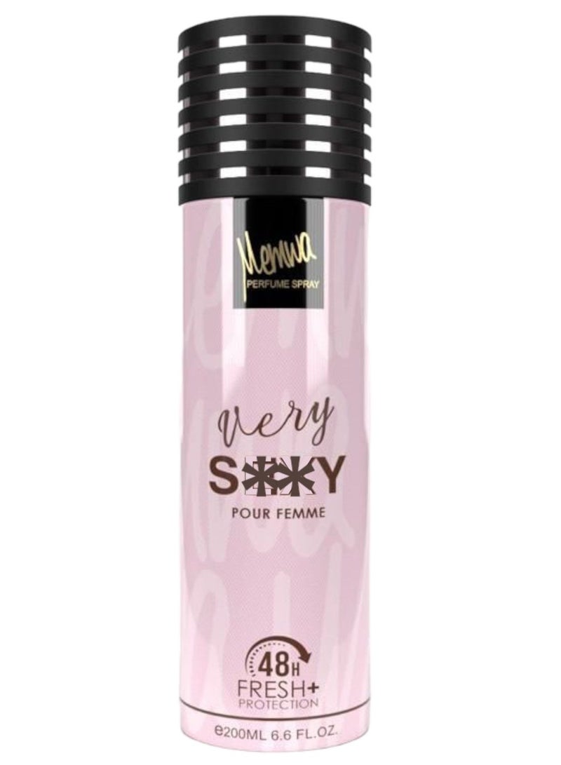 Memwa PERFUME SPRAY POUR FEMME 48H FRESH PROTECTION