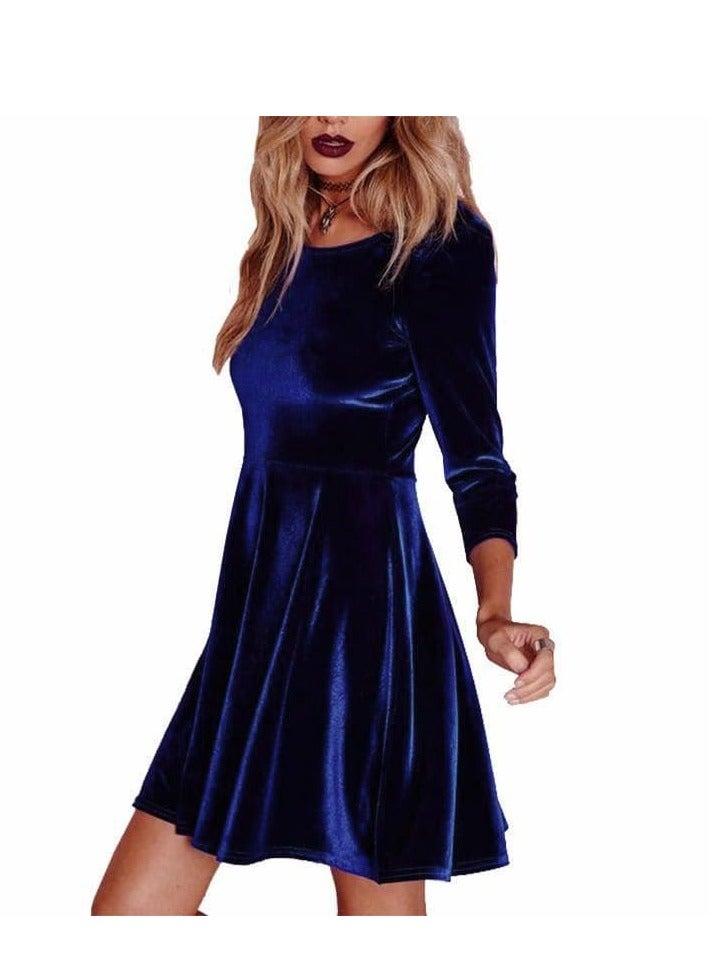 Women's velvet dress