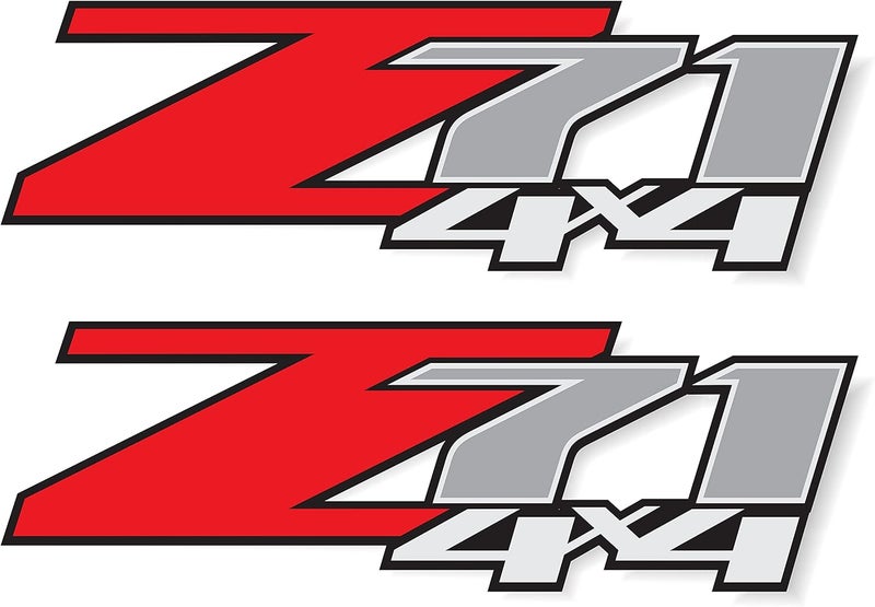 GOLD HOOK Z71 4x4 Decals for Chevy Silverado - Image 1
