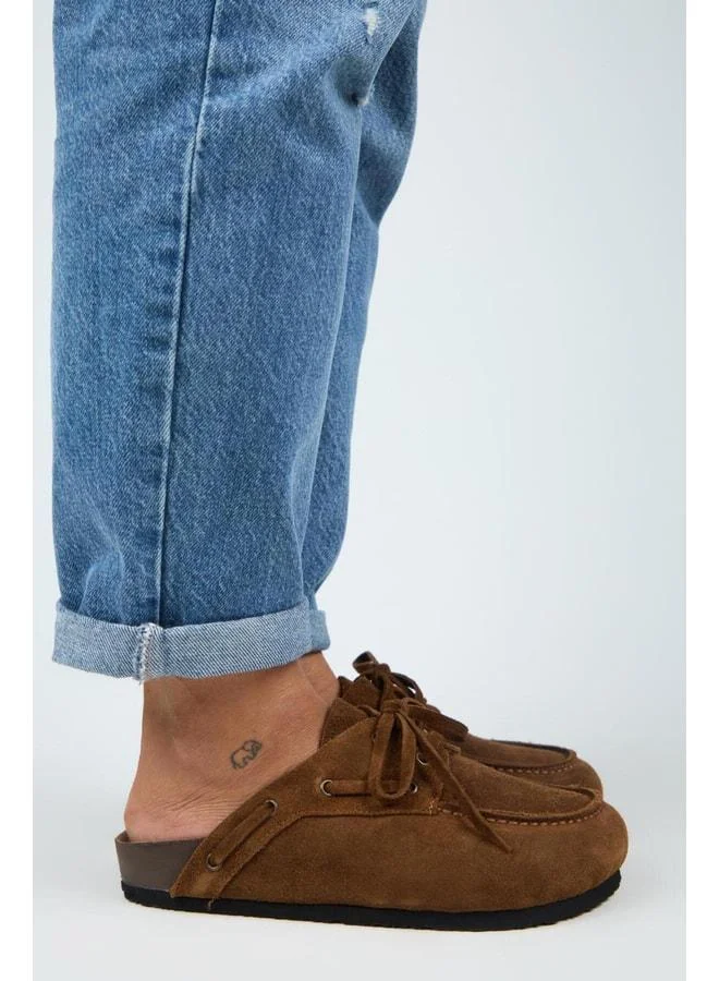 Manijero  Karis Women's Genuine Leather Laced Sabo Taba Slippers. for Women | Best Price UAE