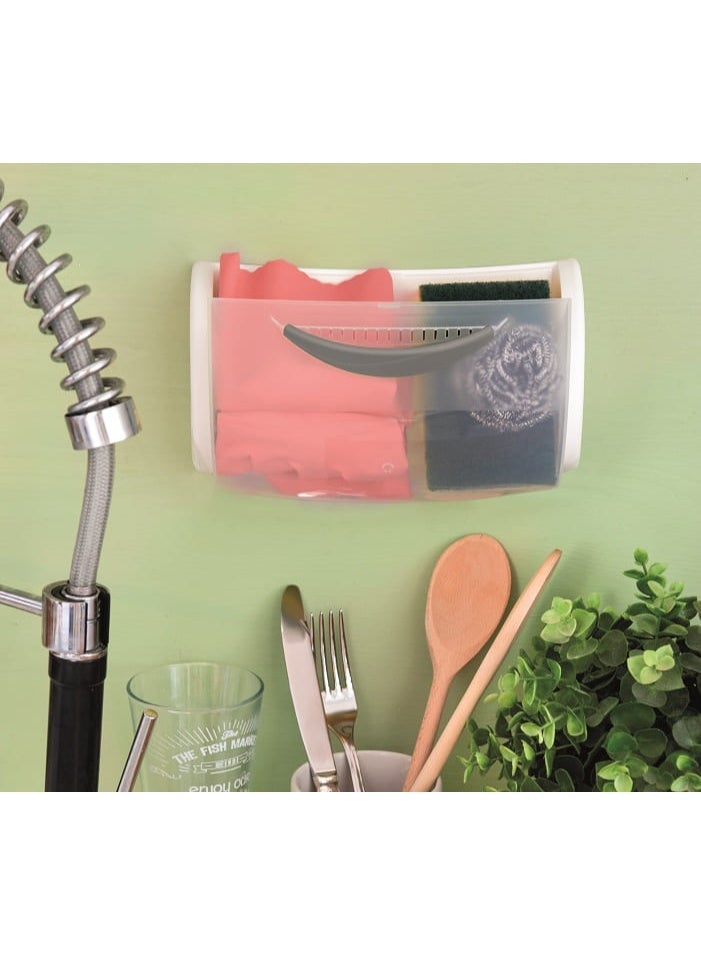 Snips Ordinello Sponge & Glove Holder with Air Grill – Made in Italy - Image 4