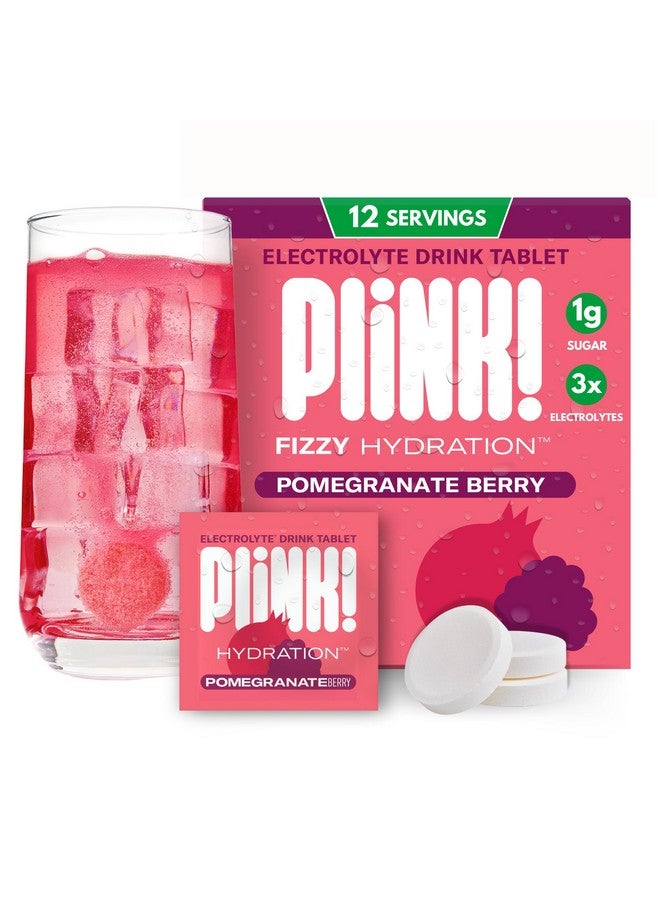Plink! Fizzy Electrolyte Drink Tablets for Daily Hydration - 12ct Electrolyte Tablets + Sodium, Potassium, Magnesium, Low-Calorie, Low-Sugar Keto Electrolytes Powder Hydration Packets Water Flavoring - Image 1